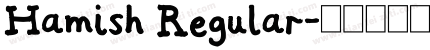 Hamish Regular字体转换